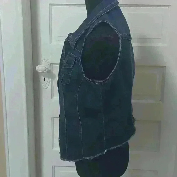 Maurices Denim Vest #0073D - Picture 2 of 3